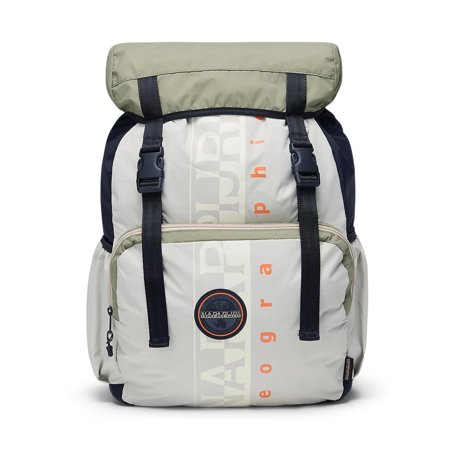 27.5L Beige/Green Hiking Backpack