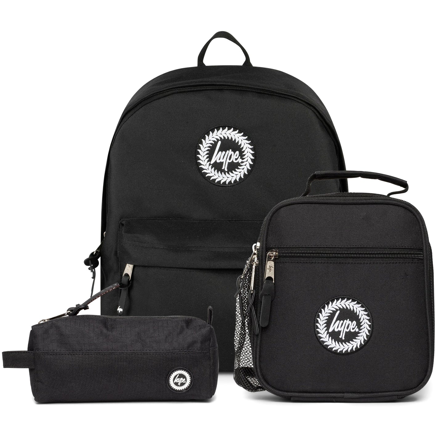 Three black pieces Backpack Set