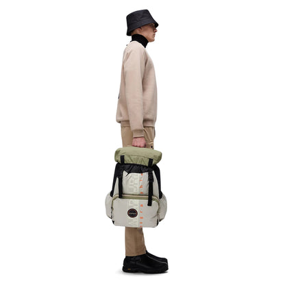 27.5L Beige/Green Hiking Backpack