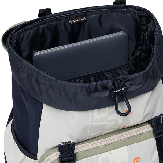 27.5L Beige/Green Hiking Backpack