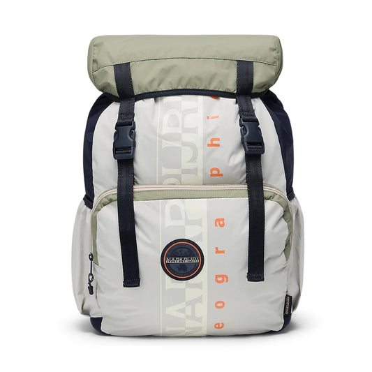 27.5L Beige/Green Hiking Backpack