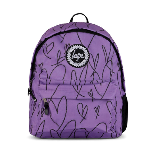 Purple  Backpack SET